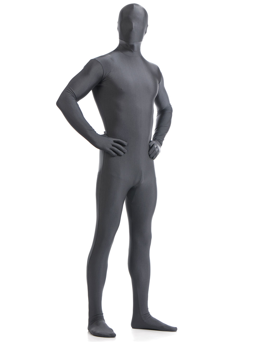 Dark Grey Zentai Suit Adults Morph Suit Full Body Lycra Spandex