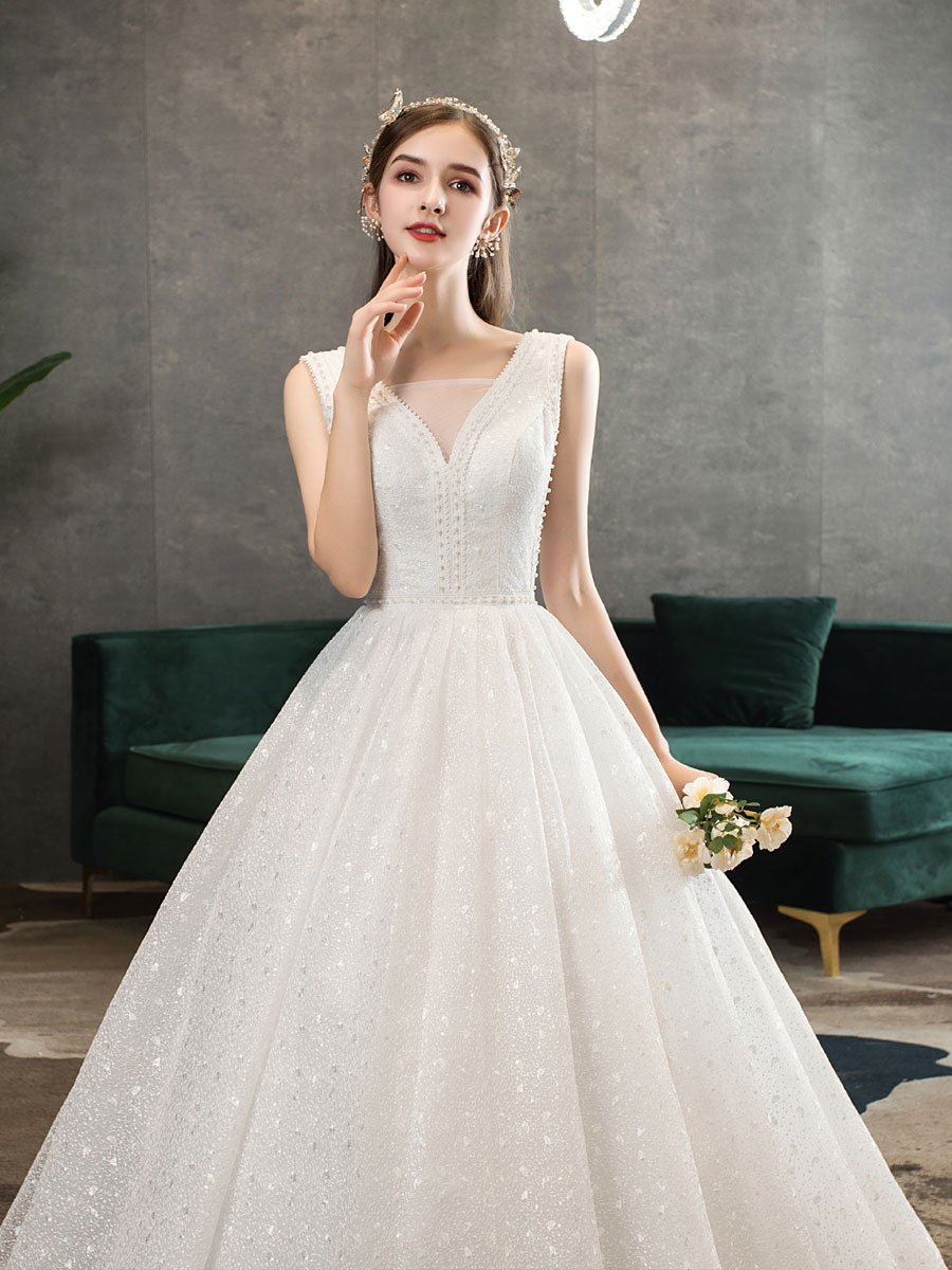 Robe De Mari E Princesse V Col Robe De Mari E Simple En Dentelle Tulle