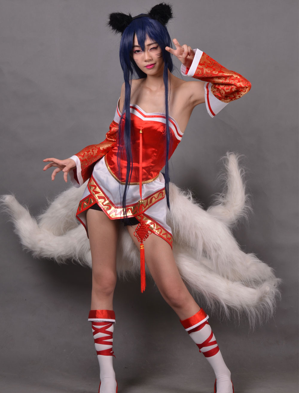 League Of Legend Lol Ahri Sexy Kawaii Cosplay Costume Cosplayshow