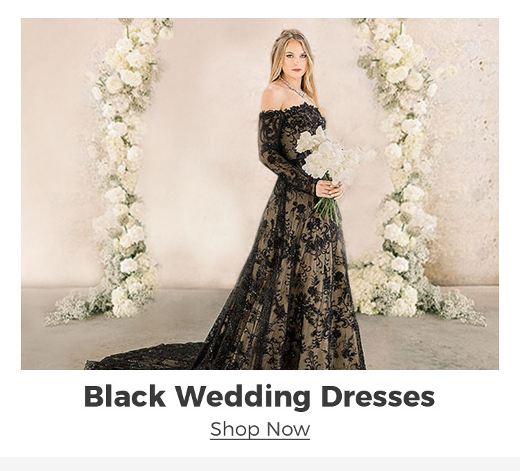Black wedding dress