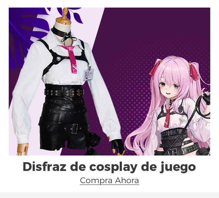 Disfraz de cosplay de juego