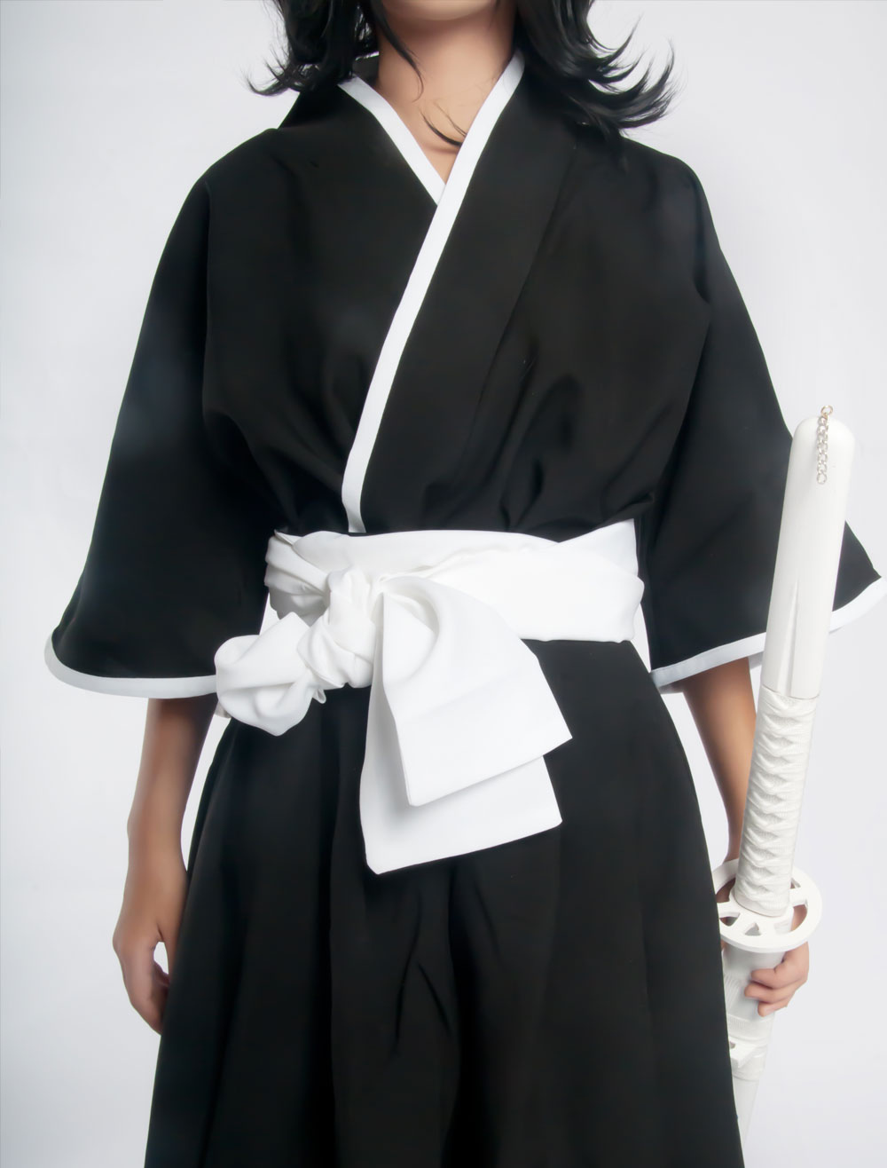 Bleach Kuchiki Rukia Shinigami Cosplay Uniforme 7692