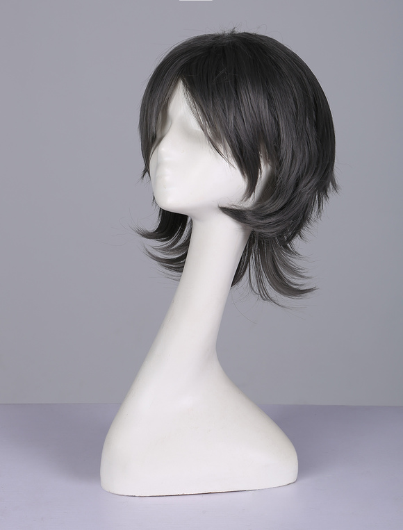 code geass cosplay wigs black short hair wigs japanese anime cosplay wigs