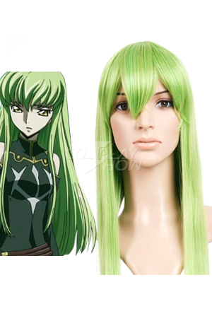 long green cosplay wig