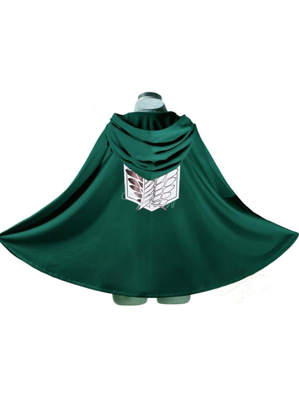 Attack On Titan Rivaille Levi Cloak Halloween Cosplay Costume Shingeki ...