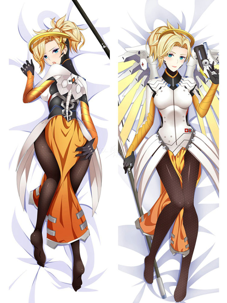 Overwatch Ow Mercy Anime Sexy Kawaii Personalised Pillowcase 160cmx50cm