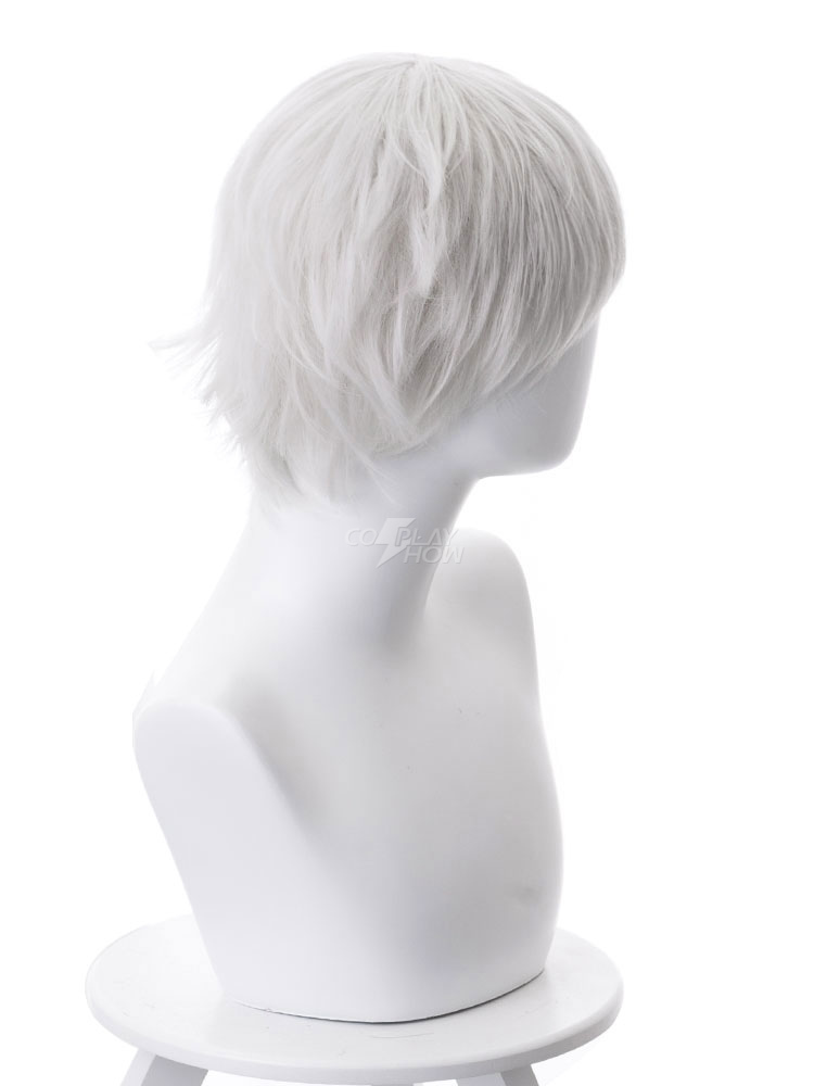 short white anime wig