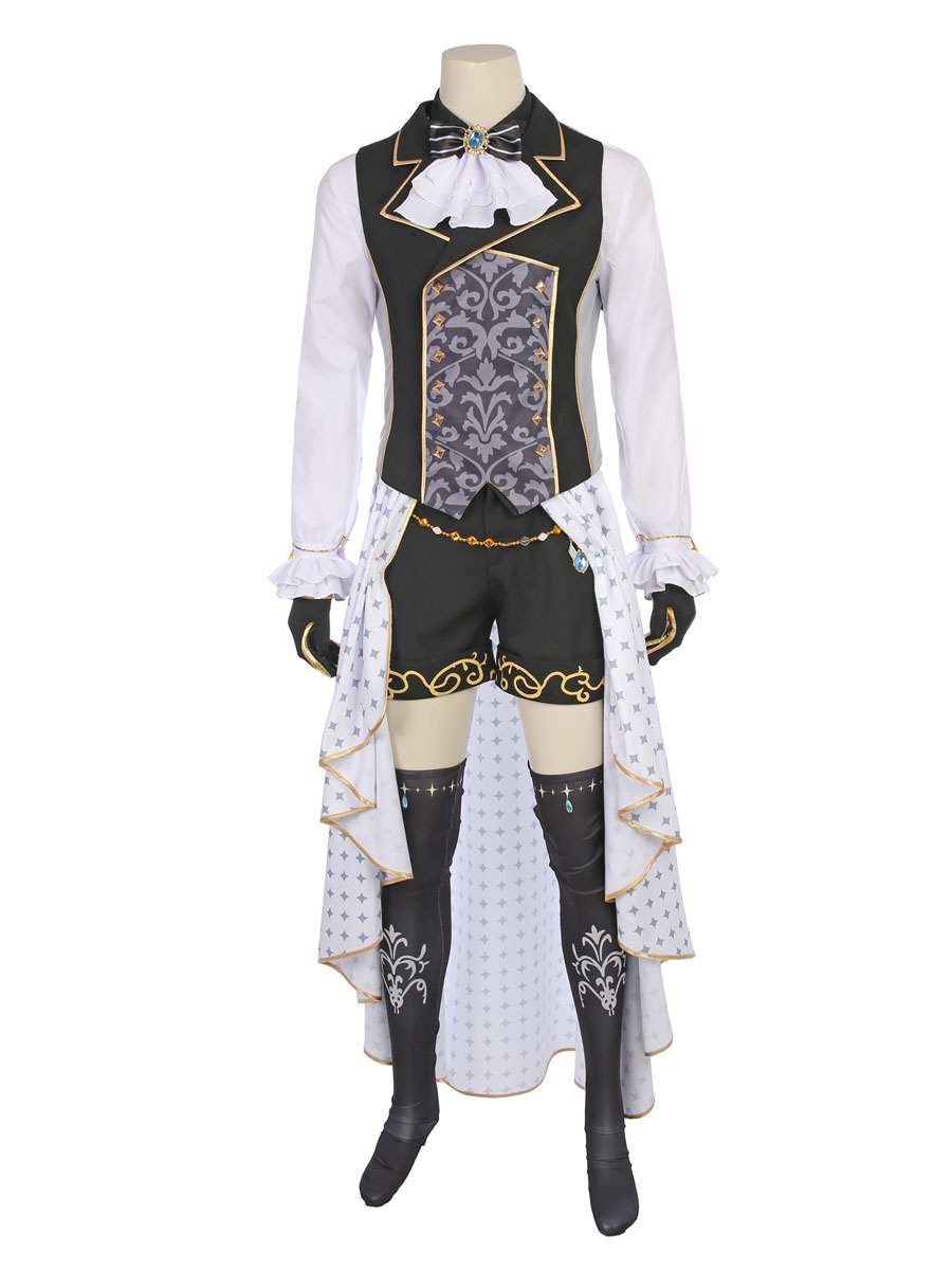 Karneval Kostum Black Butler Cosplay Kostum Ciel Phantomhive Leder 9 Teiliges Cosplay Set Fasching Kostum