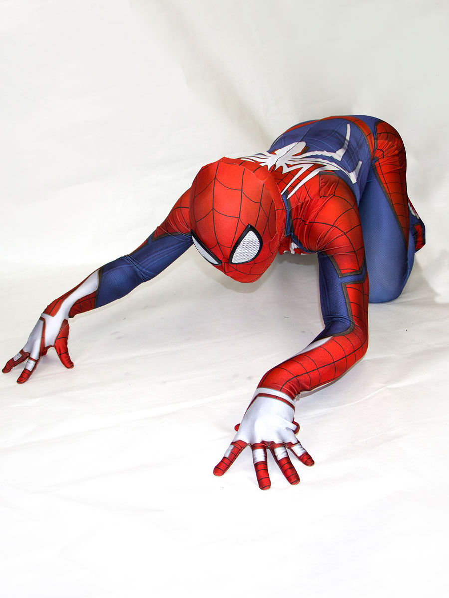 スパイダーマンアドバンスドスーツコスプレコスチューム3dプリントジャンプスーツマーベルps4ゲームコスプレコスチューム Cosplayshow Com Jp