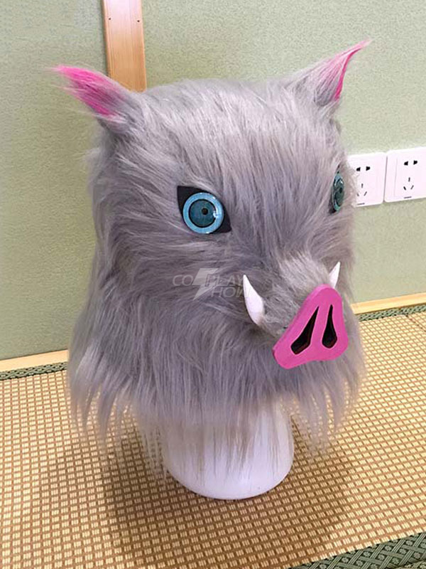 Hashibira Inosuke Cosplay Masks Demon Slayer Kimetsu No Yaiba Eva Furry Cosplay Accessory Cosplayshow Com