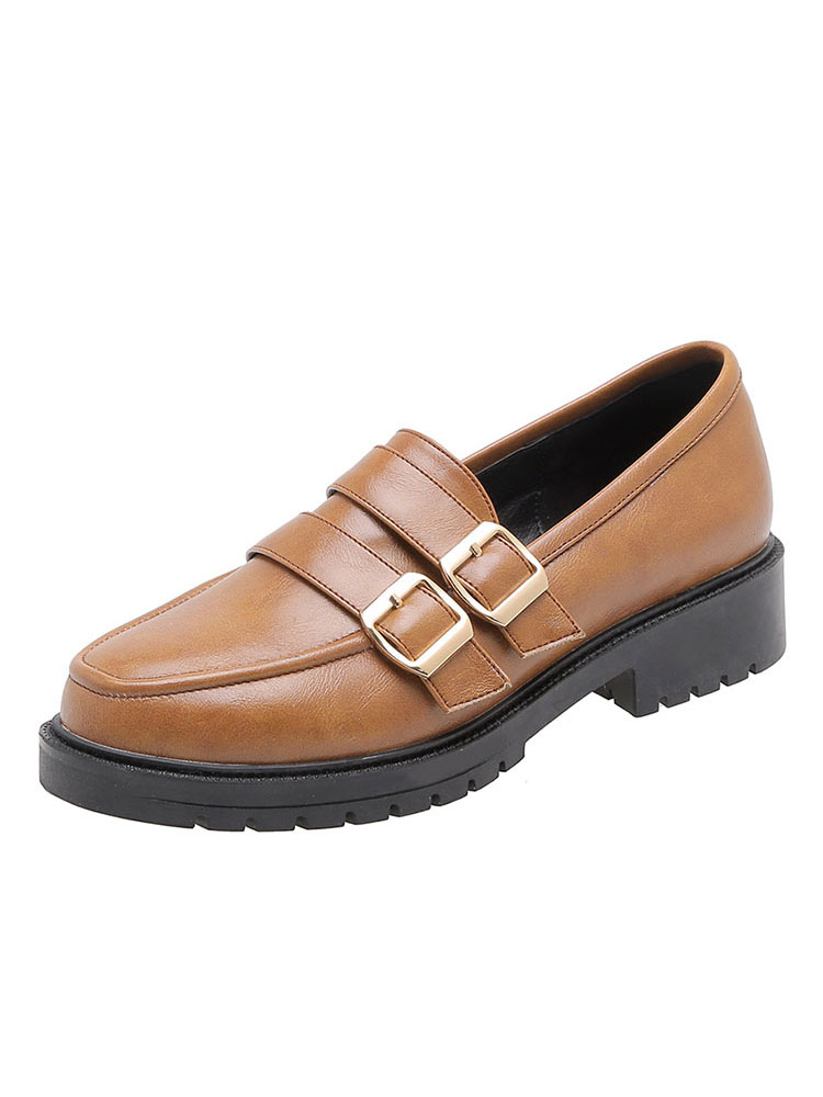 Loafers Academic Round Toe Casual Shoes 