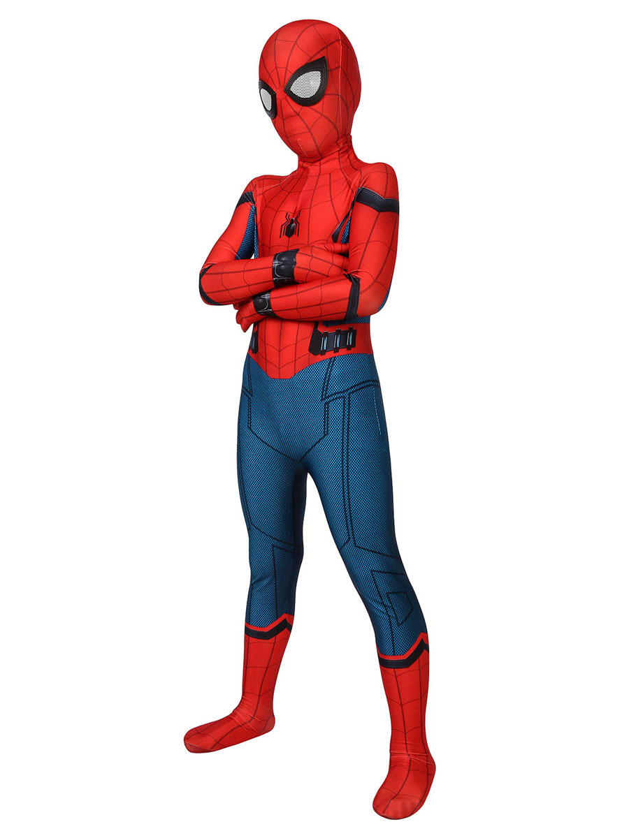 Veste Imperméable Spider-Man Pour Enfant – Manteau De Pluie Marvel Déperlant, Capuche, Poches – Style Super-héros