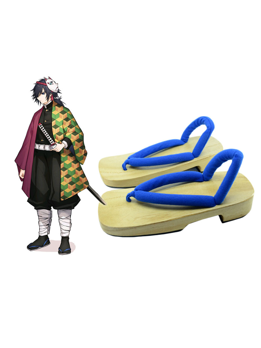 デーモンスレイヤー キメツノヤイバ富岡義裕下駄と靴下アニメコスプレアクセサリー Cosplayshow Com Jp