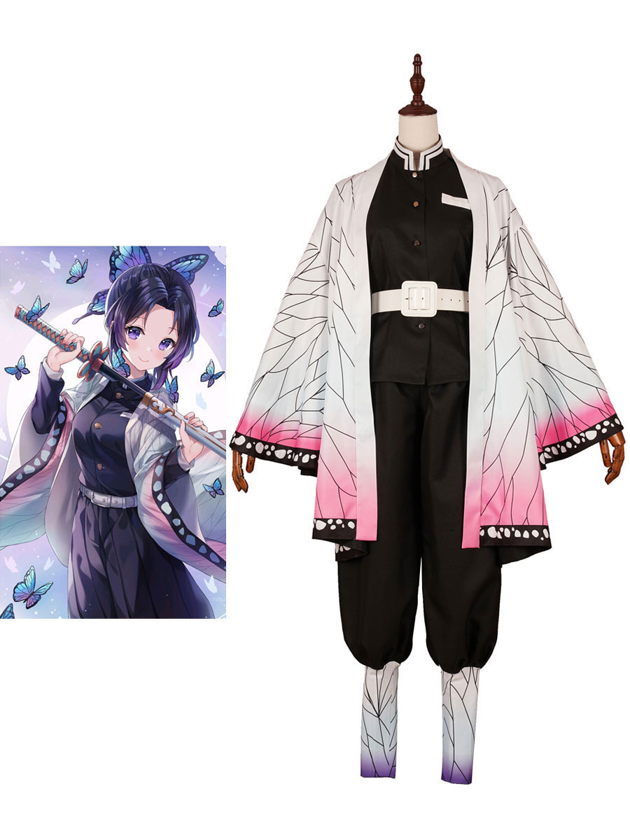 Demon Slayer Kimetsu No Yaiba Kochou Shinobu Cosplay Costume Cosplayshow Com