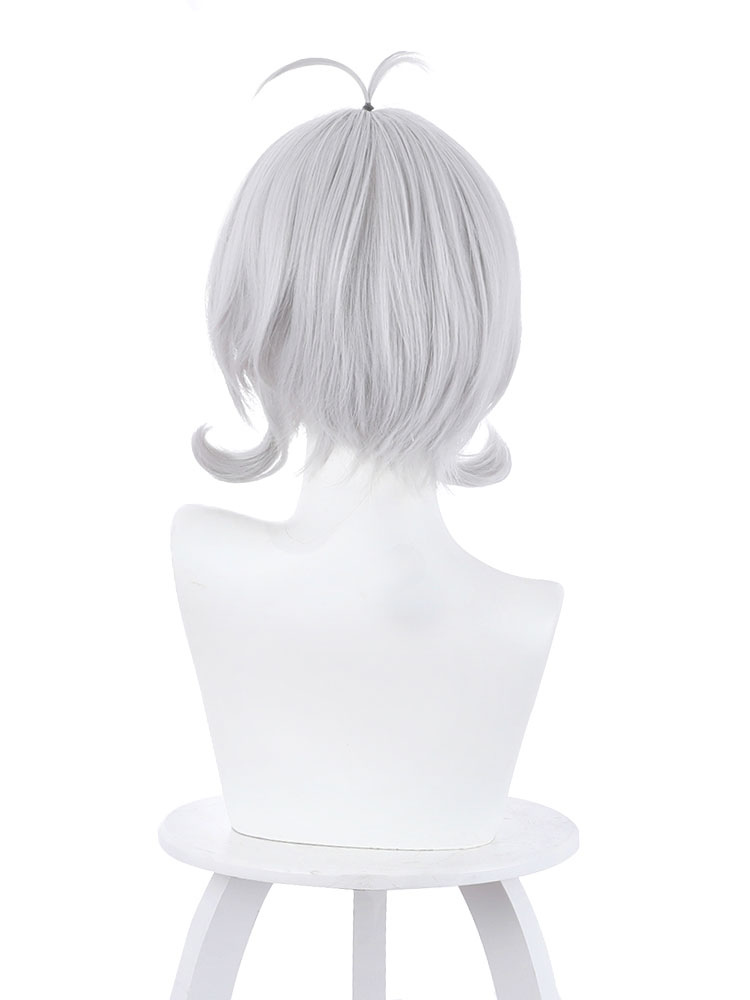 white anime wig