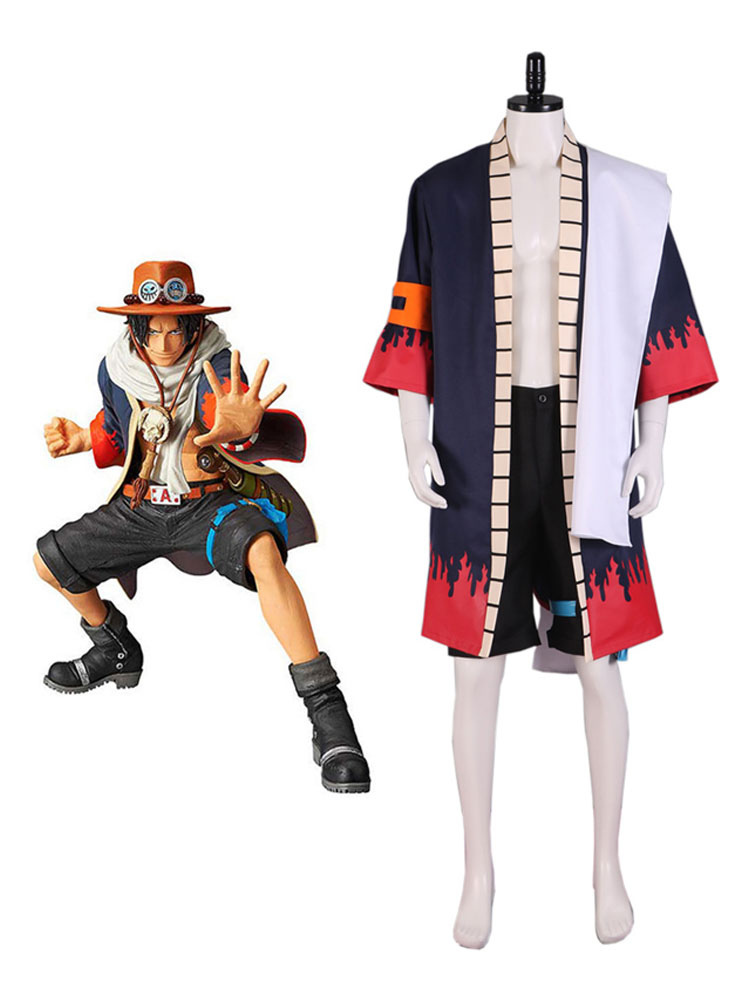 Einteiliges Portgas D Ace Alabasta Cosplay Kostum Halloween Cosplayshow Com