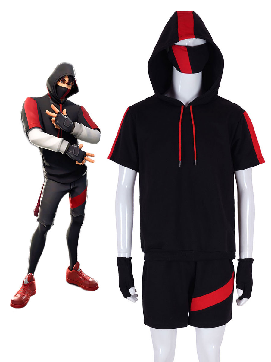 Fortnite Ikonik Skin Spiel Cosplay Kostume Karneval Pullover Hoodie Und Shorts Set Ikonische Skins Cosplayshow Com