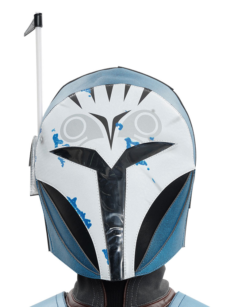 Star Wars The Mandalorian Bo Katan Kryze Cosplay Navy Blue Headpiece Tv Drama Cosplay Props Cosplayshow Com