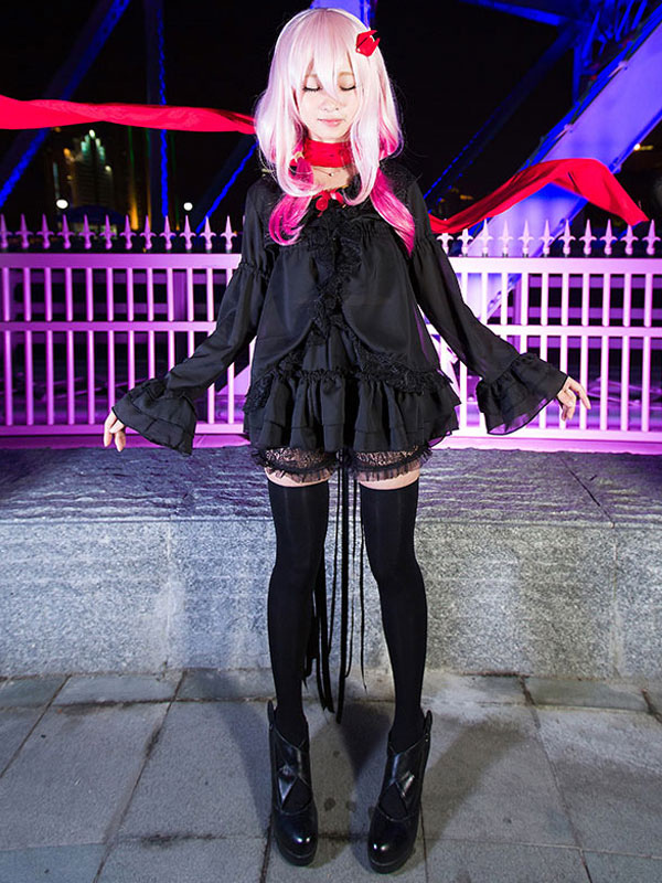 コスプレ衣装 ギルティクラウン 楪いのり シフォン スプリットスカート トップス Cosplayshow Com Jp