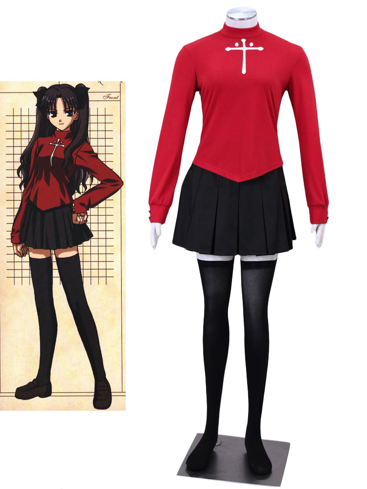 Fate Stay Night Tohsaka Rin Cosplay Costume Halloween Cosplayshow Com