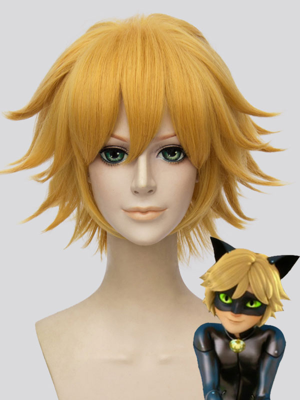 Miraculous Tales Of Ladybug 26 Cat Noir Cat Noir Cosplay Wig Halloween