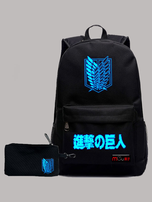 Attack On Titan Shingeki No Kyojin Survey Corps Scout Regiment Logo Backpack