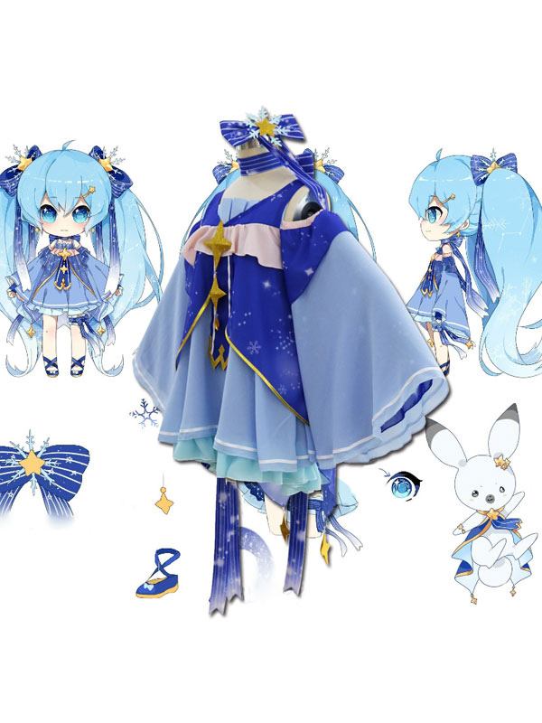 Vocaloid Snow Yuki Miku Star Cosplay Costume Vocaloid Cosplay Wholesale Cosplay Costume Affordable Cosplay Costume Discount Cosplay Costume Inexpensive Cosplay Costume Costumized Cosplay Costume Cosplayshow Com