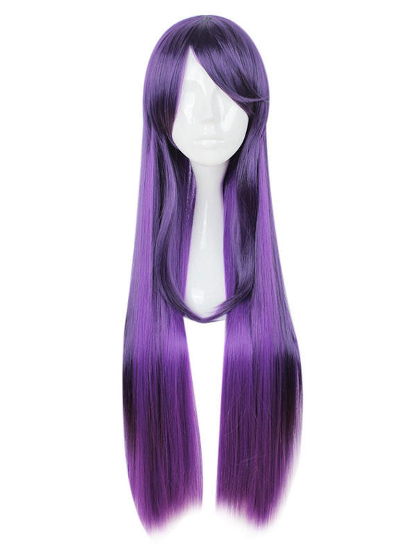 purple anime wig