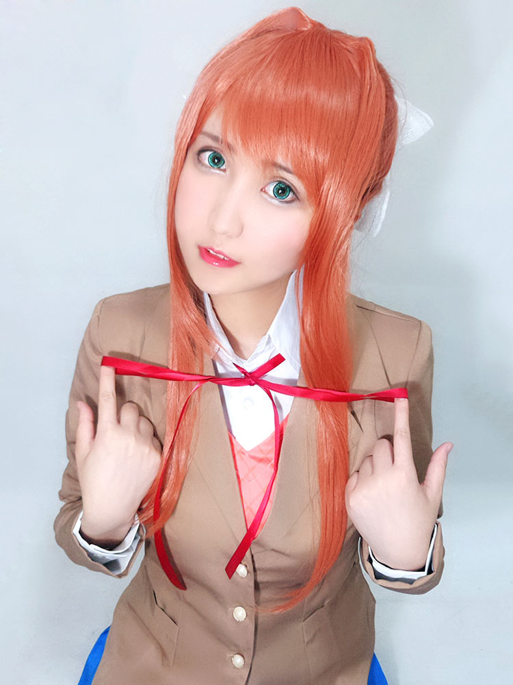 Ddlc Monika Halloween Cosplay Costume Doki Doki Literature Club Cosplay Costume Cosplayshow Com