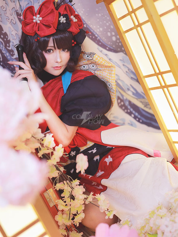 Fate Grand Order Fgo Katsushika Hokusai Halloween Cosplay Costume Cosplayshow Com