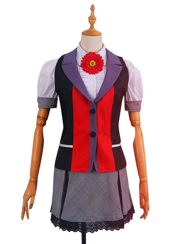 Kakegurui Joueur Compulsif Yumemite Yumemi Halloween Cosplay Costume école Fille Uniforme Manga