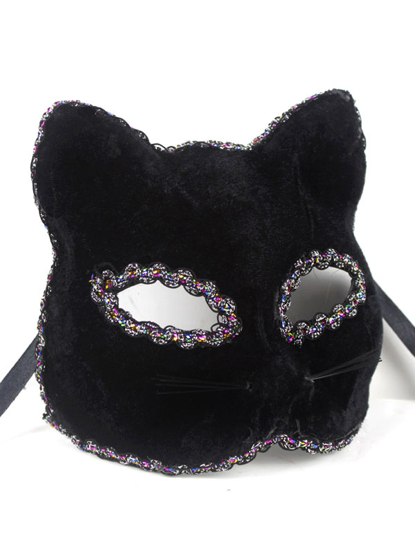 mardi gras cat mask