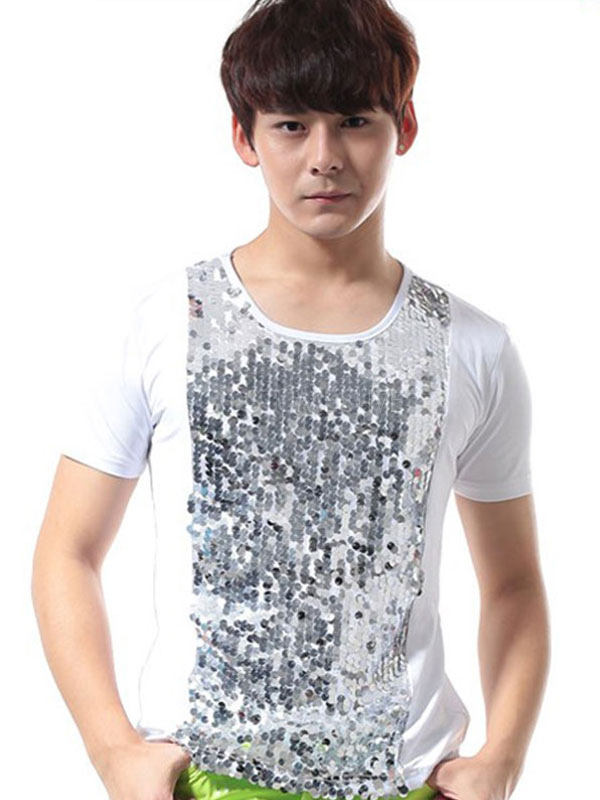 sequin t shirt for men