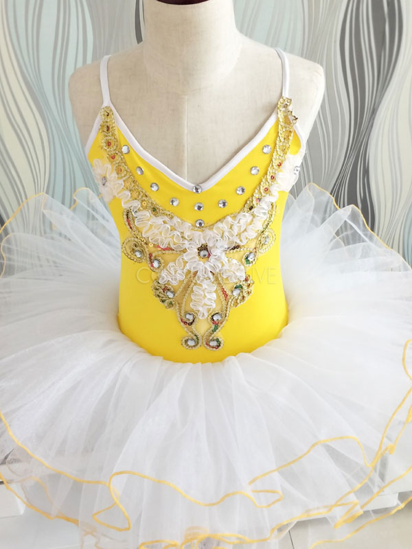 Ballettkleid Mädchen Mit Tütü Rock - Ballerina Kostüm