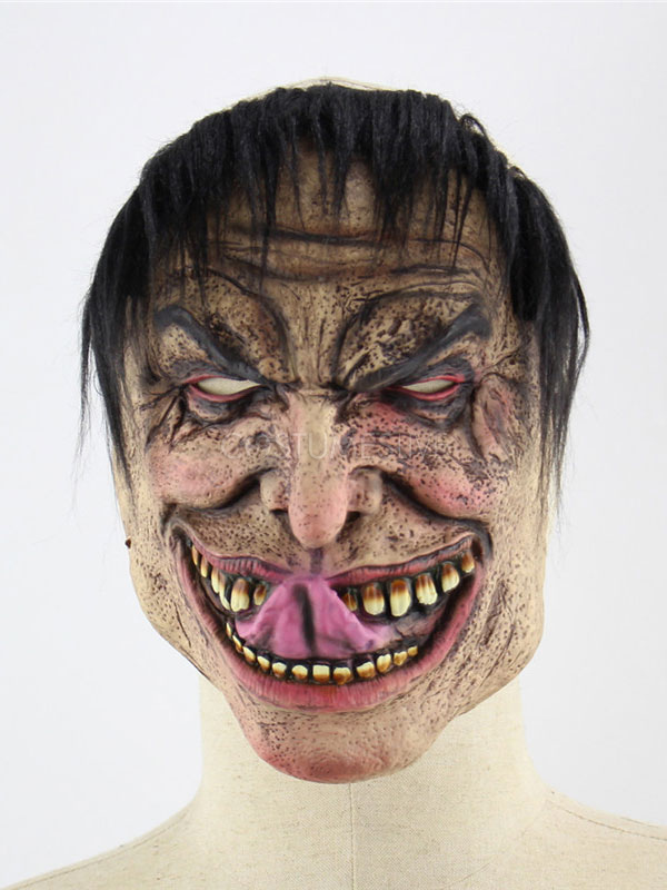 ハロウィーンのマスク面白い惨めな男フルフェイスラテックスコスプレの小道具 Costumeslive Com Jp