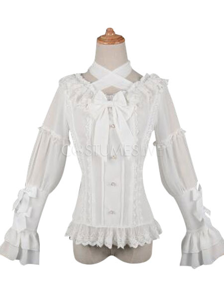 camisa gasa blanca