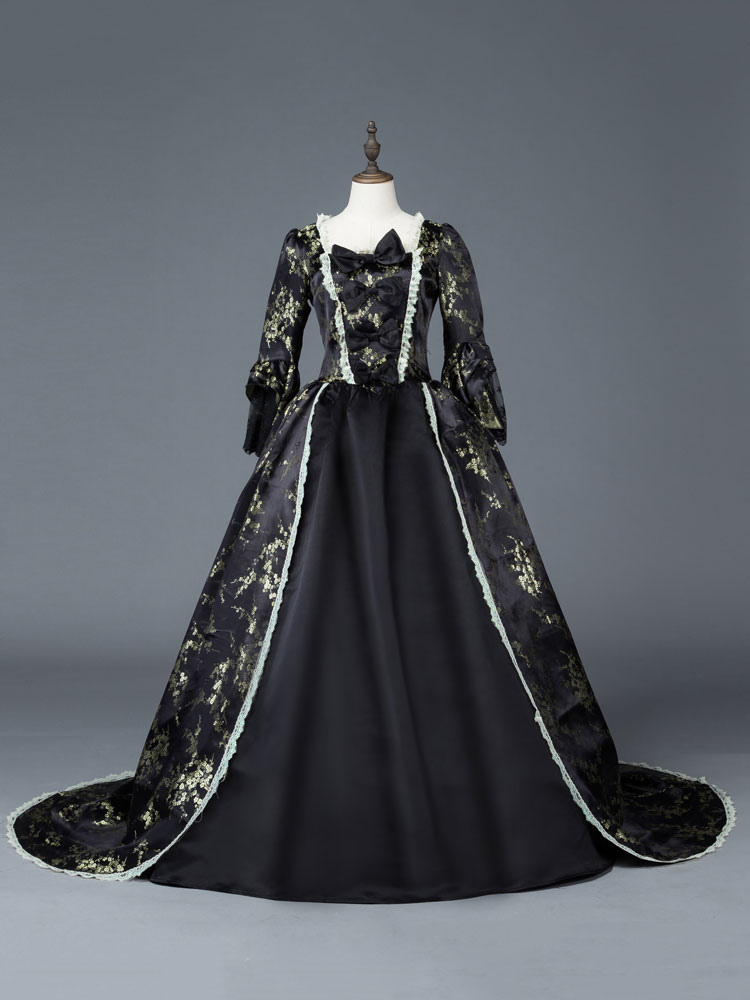 black victorian dress costume