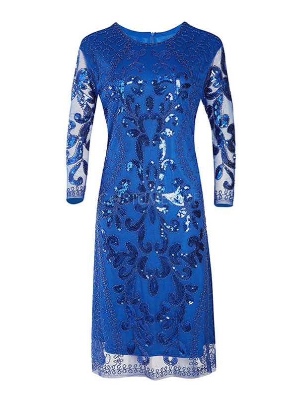 robe charleston manche longue