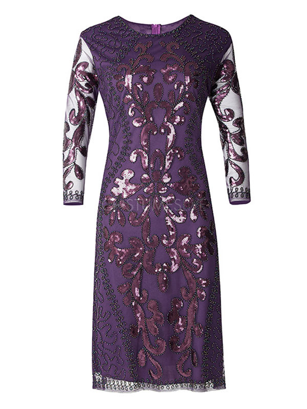 long sleeve great gatsby dress