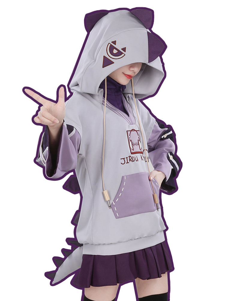 halloween lila anime hoodie mein held academia jiro kyoka dinosaurier hoodie