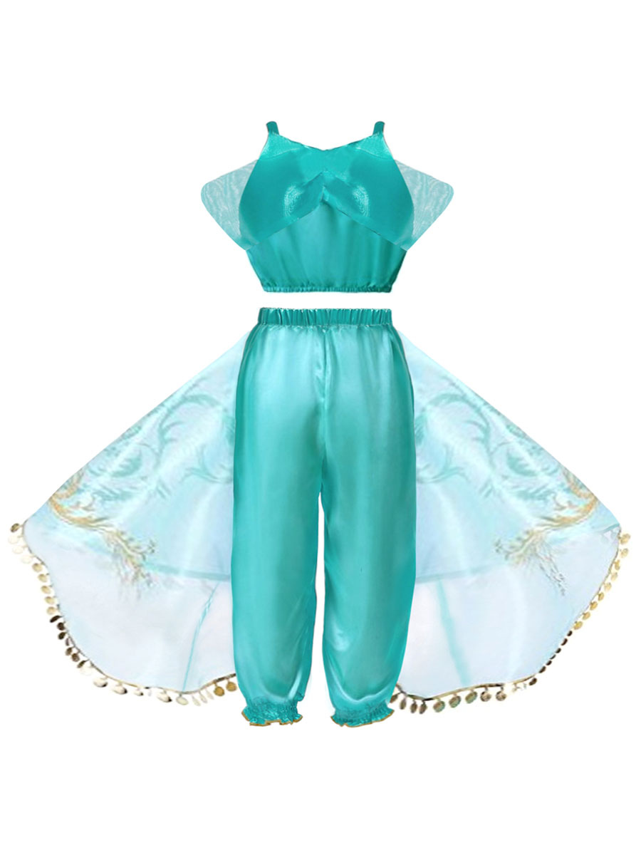 子供ハロウィンコスプレアラジン王女ジャスミンパンツベストコットンキッズコスプレ衣装 Costumeslive Com Jp