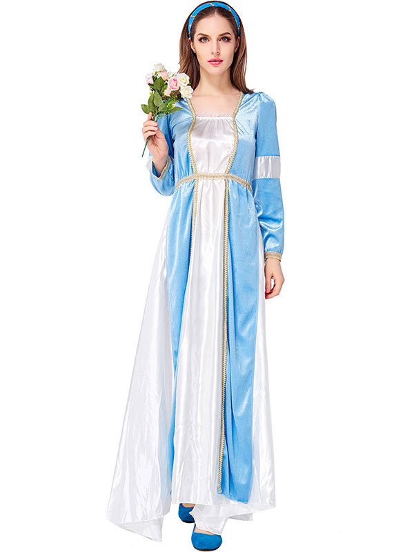 costume bleu clair femme
