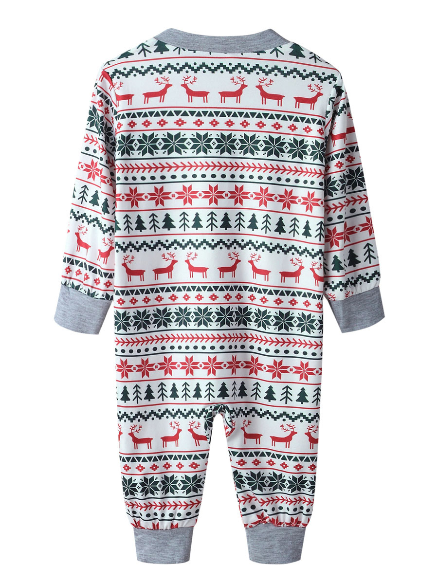 Family Christmas Pajama Christmas Print 2 Piece Family Sleepwear Set