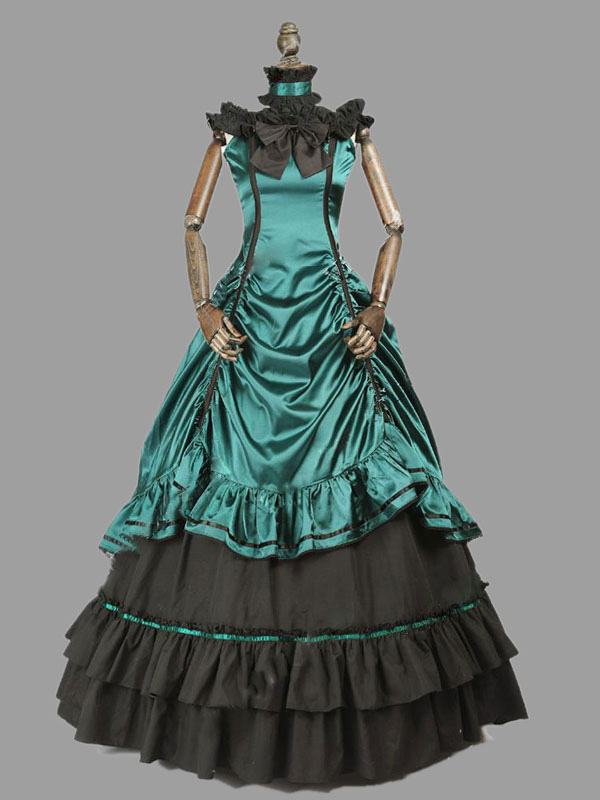 victorian dress green