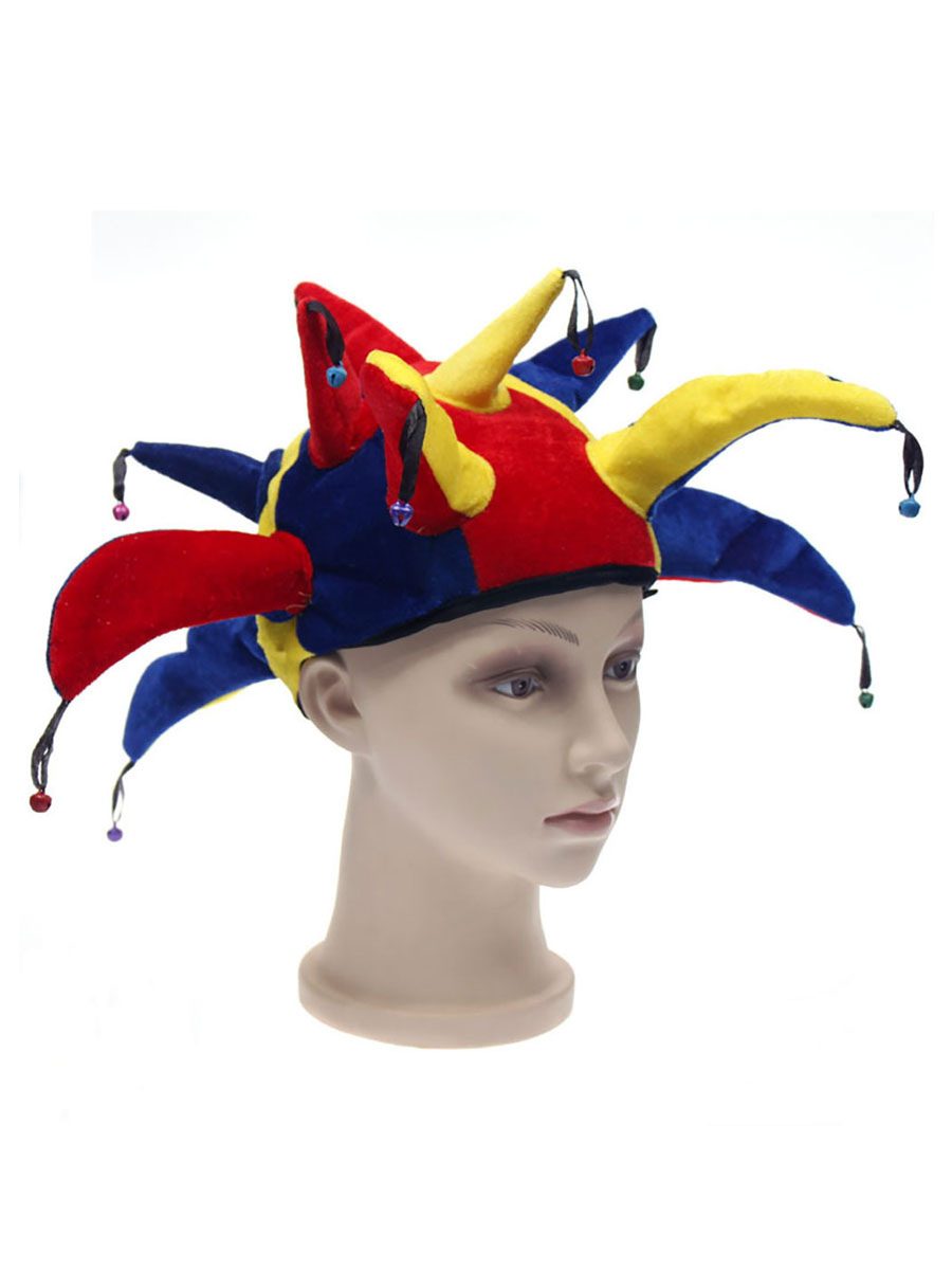 道化師の帽子ハロウィンピエロ帽子マルディグラのコスチュームアクセサリー Costumeslive Com Jp