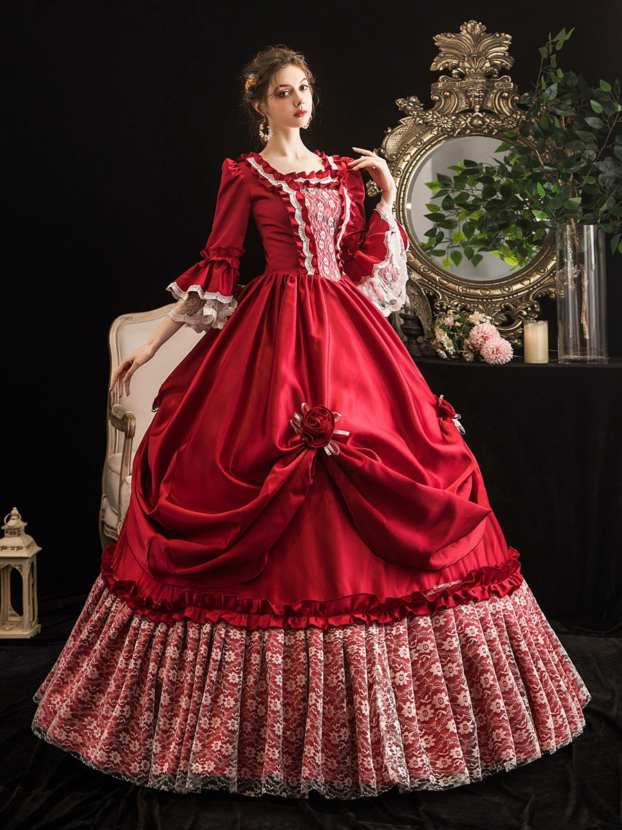 Marie Antoinette Dress Costume ~ Marie Antoinette Robe Dress Robes 18th