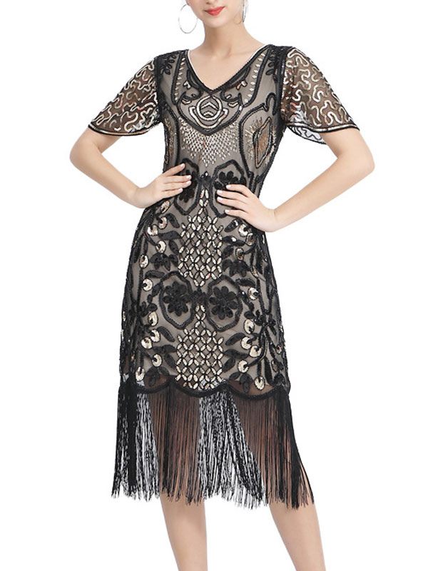 gatsby dress with sleeve