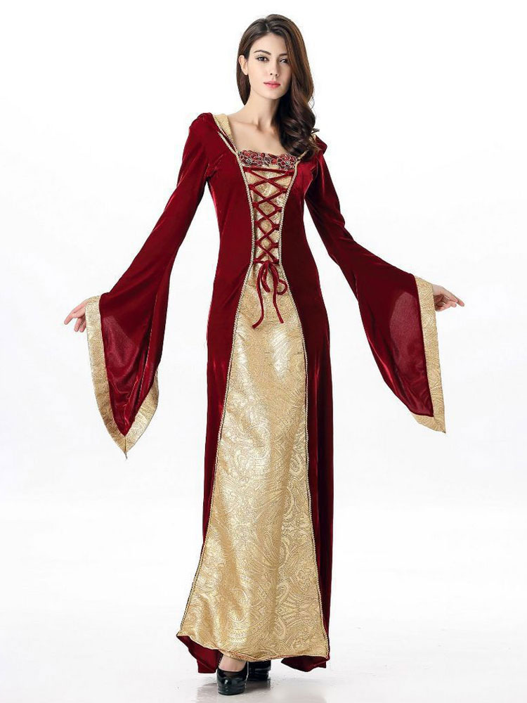 ルネサンス衣装女性中世フェアコスチュームハロウィンドレス Costumeslive Com Jp