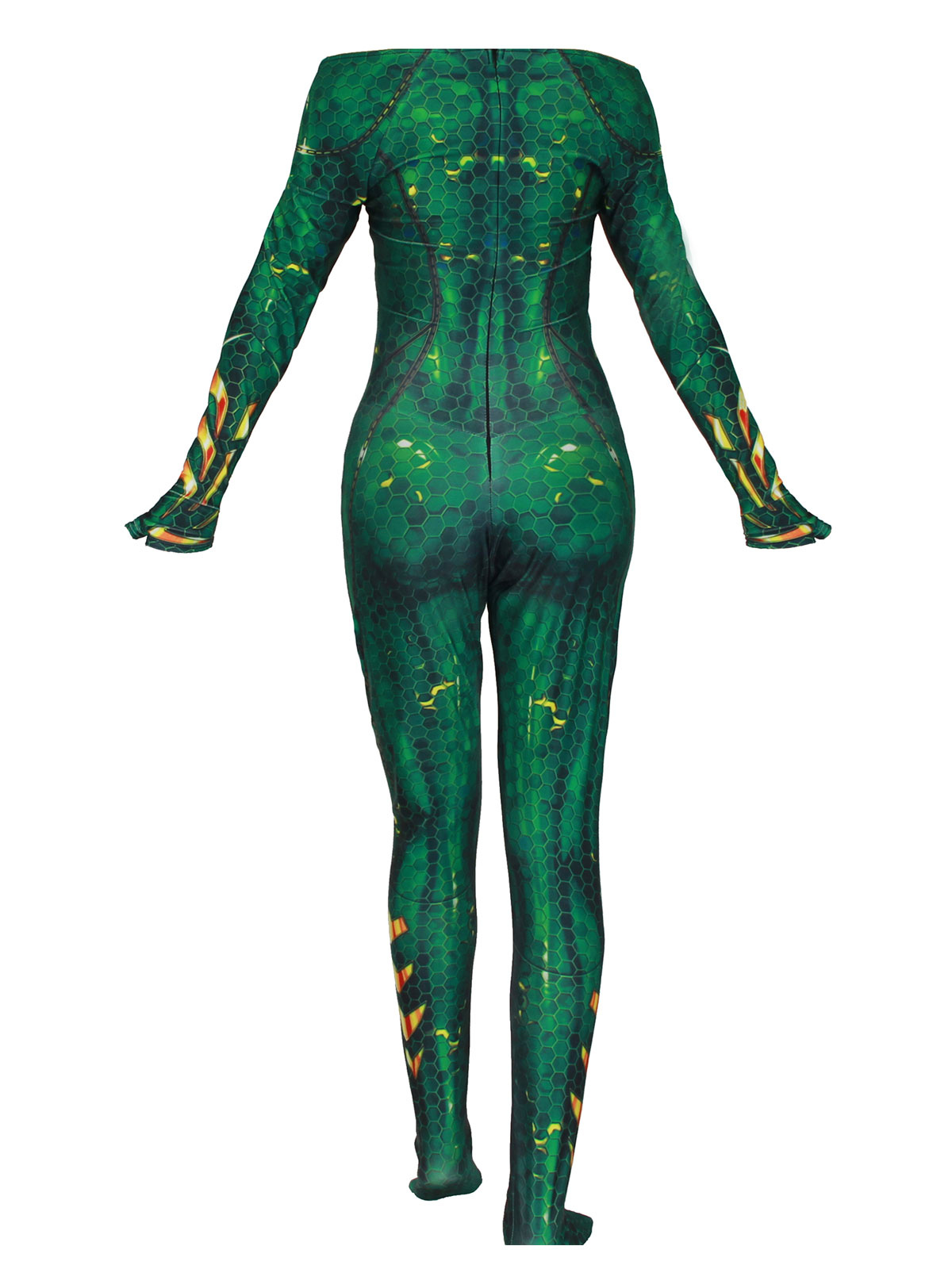 ジャスティスリーグパート1アクアマンメラコスプレコスチュームダークグリーンライクラスパンデックスジャンプスーツ Costumeslive Com