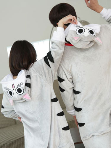 着ぐるみパジャマ猫 Onesie フランネル動物カップル衣装 Costumeslive Com Jp